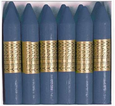 Cera blanda MANLEY azul ultramar Caja 12 MNC04613