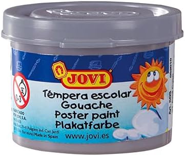 Tmpera-gouache gel JOVI plata bote 35ml 503 37