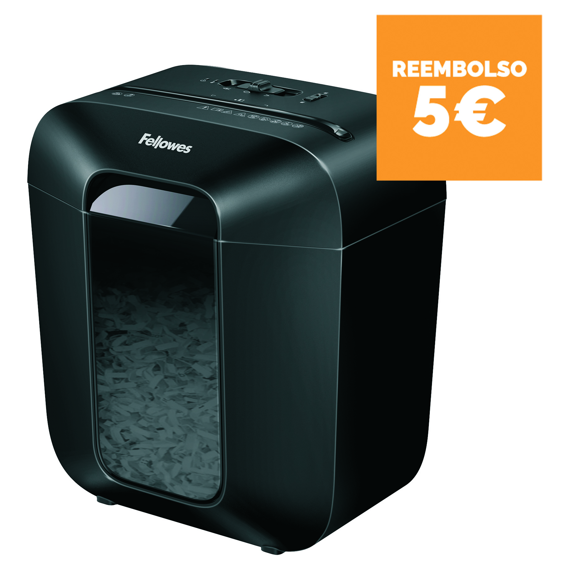 Destructora personal FELLOWES LX25 4x37 6h 11,5l P4 