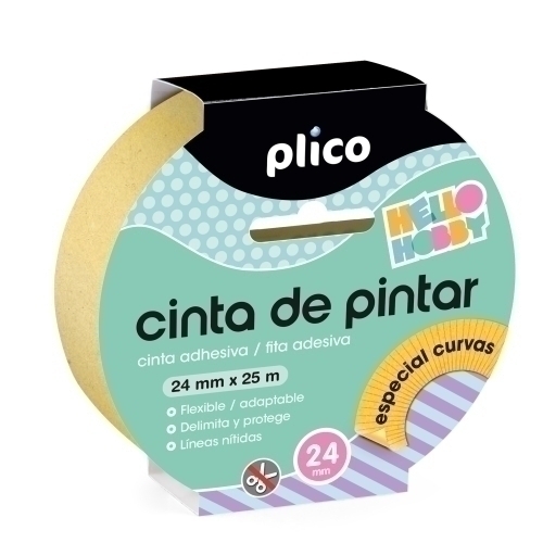 Cinta pintor PLICO Especial Curvas 25mx24mm 13306