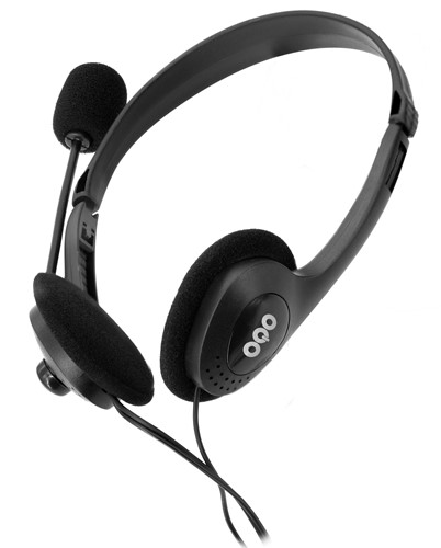 Auriculares diadema OQO AU001-U micrfono USB 