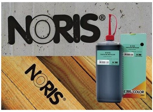 Tinta tampn NORIS madera 410 negro 1L 