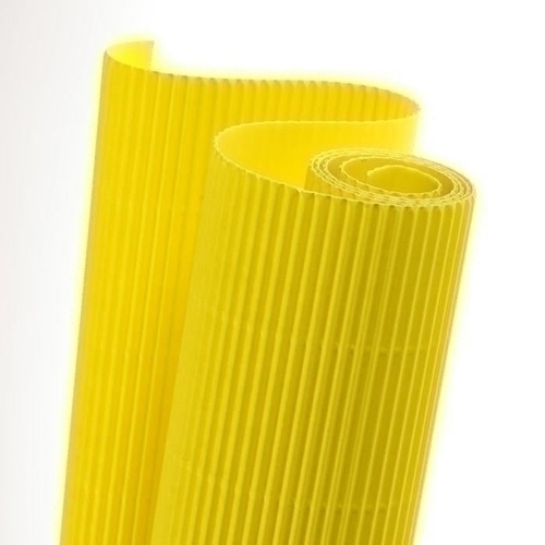 Cartn ondulado CANSON 300g amarillo 50x70cm Pack 10 
