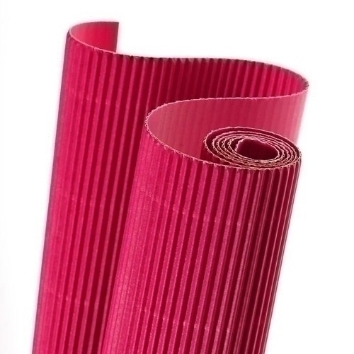 Cartn ondulado CANSON 300g rosa 50x70cm Pack 10 