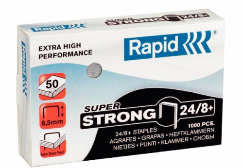 Grapas 22-24/8 RAPID Super Strong galvanizada Caja 1000