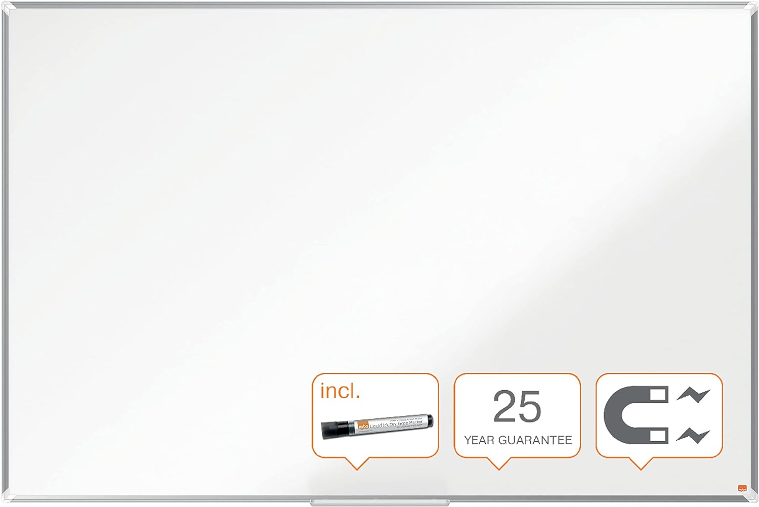 Pizarra blanca NOBO Premium Plus vitrificado 180x120