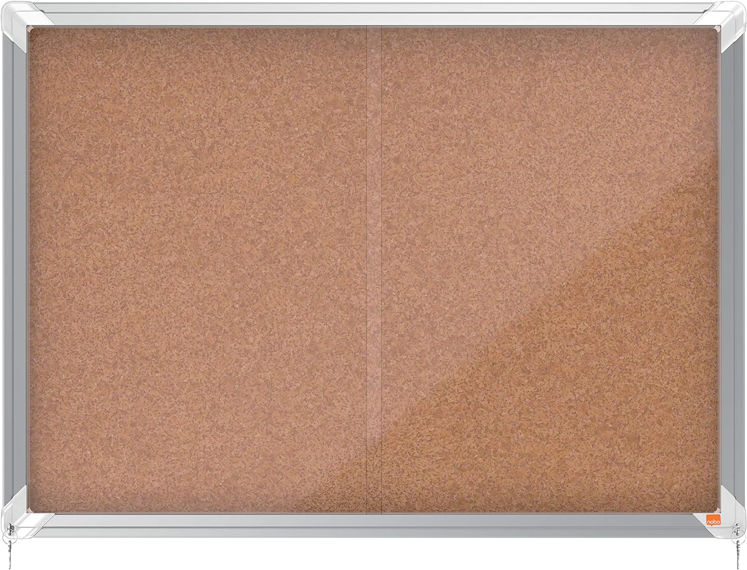 Vitrina interior NOBO Premium corcho Corredera  8xA4 