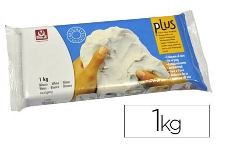 Arcilla SIO-2  plus blanca paquete 1kg
