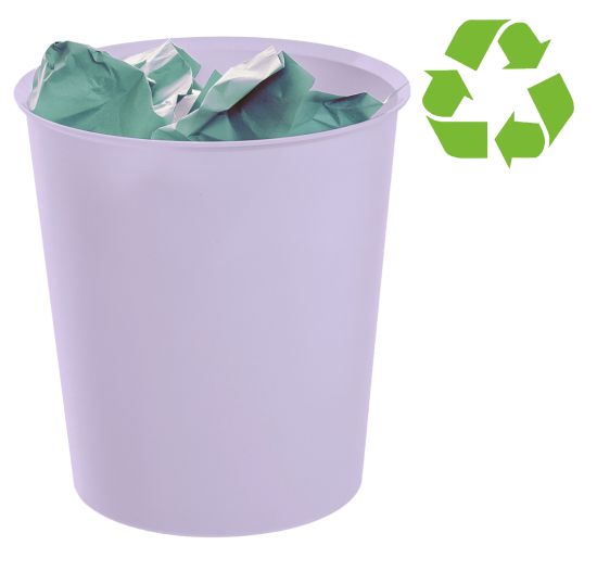 Papelera ARCHIVO 2000 Ecogreen PP 18L malva