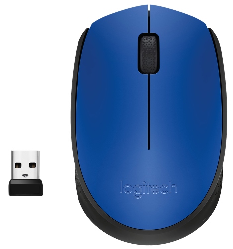 Ratn inalmbrico LOGITECH M171 ptico azul 910-004640