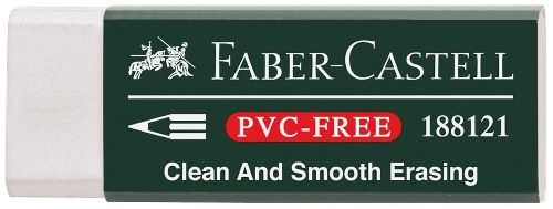 Goma borrar FABER CASTELL  PVC-Free  188121