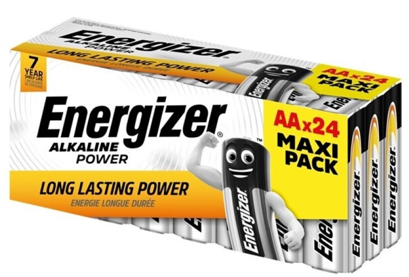 Pila alcalina ENERGIZER Power LR06 AA 1,5V Pack 18+6