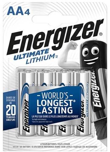 Pila litio ENERGIZER Ultimate LR06-E91 AA Blster 4