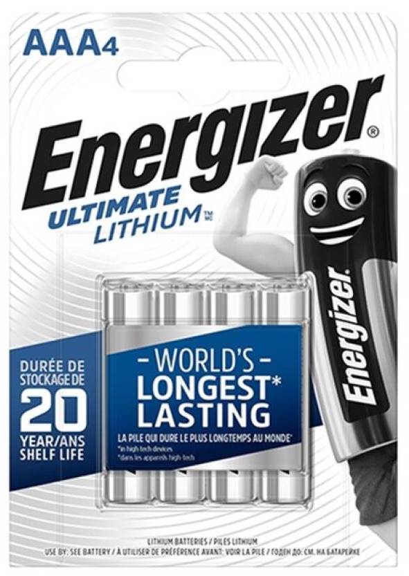 Pila litio ENERGIZER Ultimate LR03-E92 AAA Blster 4