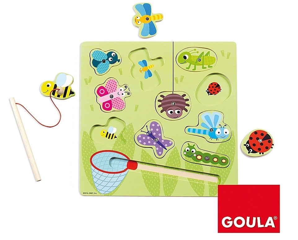 Puzzle magntica GOULA Bichos 10 piezas + caa 67969