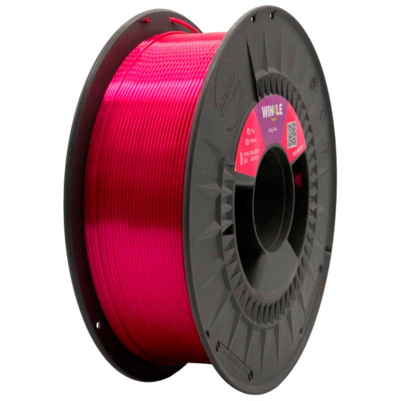 Filamento Impresora 3D PLA-SILK 1,75mm 1kg ruby pink