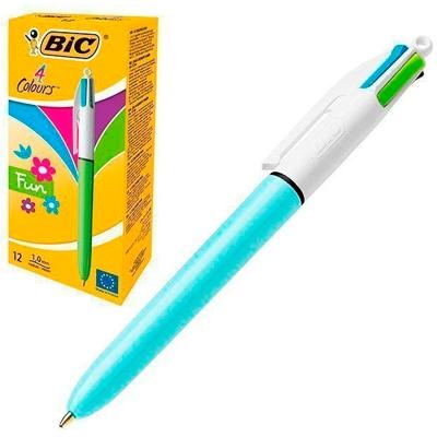 Bolgrafo retrctil BIC 4 colores Fashion 982870