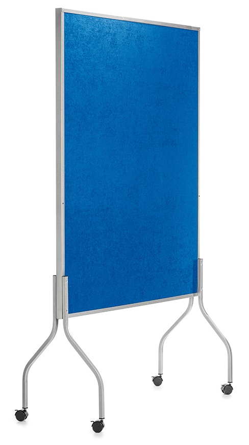 Panel separador ROCADA tapizado azul 116x196x49 cm