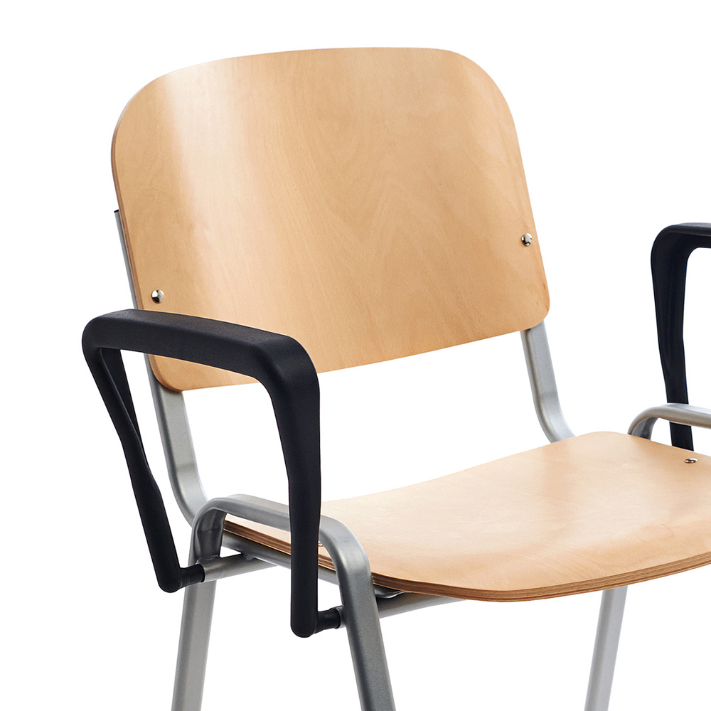 Apoyabrazos ROCADA RD-979 silla confidente negro Pack 2