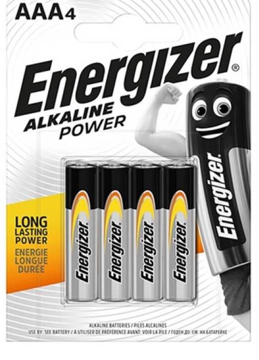 Pila alcalina ENERGIZER Power LR06 AA 1,5V Pack 4