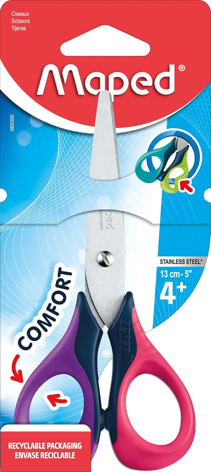 Tijeras escolares MAPED Senfort 13cm 069300