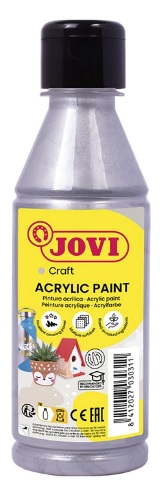Pintura plstica JOVI Decor Acryl plata 250ml 680/37