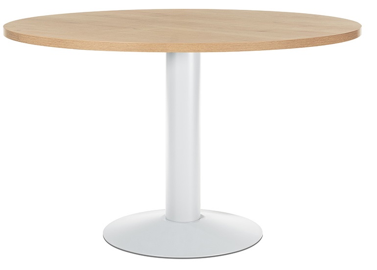 Mesa reunin ROCADA 100cm  blanco/roble 3005ATW08