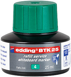 Tinta rotulador pizarra EDDING BTK-25 verde 25ml
