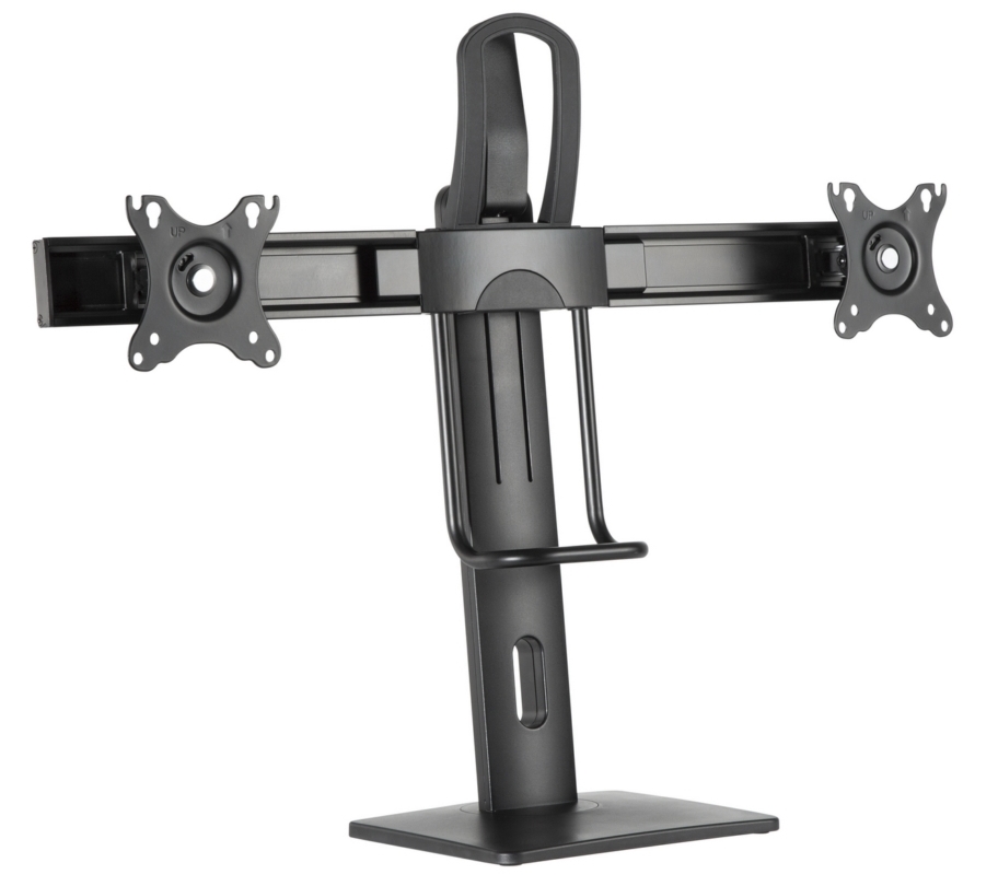 Brazo monitor mesa AISENS Pro doble 27 giratorio