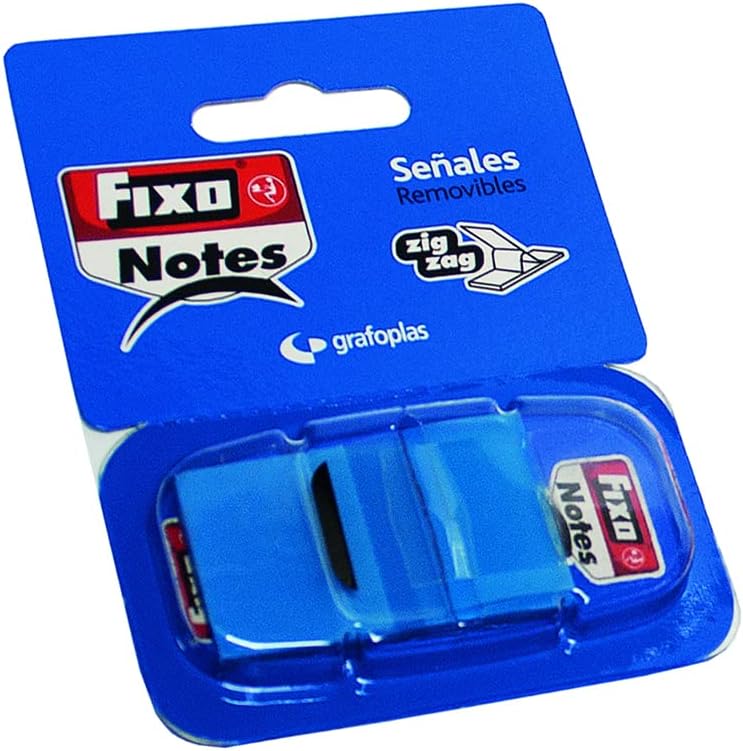 Banderitas FIXO 25x43mm azul Dispensador 50