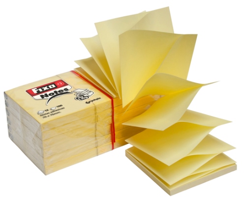 Z-Notas  FIXO 76x76 amarillo Pack 12