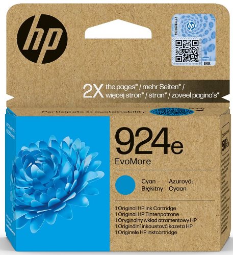 Tinta HP N924e cyan 4K0U7NE 800 pginas