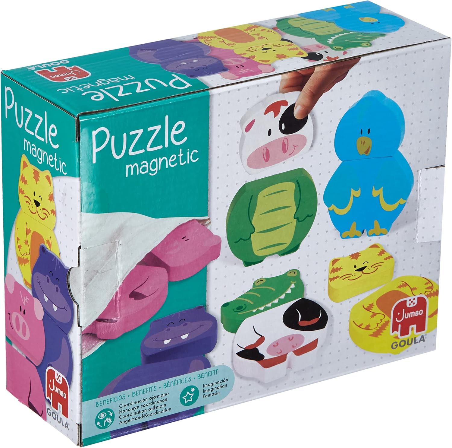 Puzzle magntico GOULA intercambiable 12 piezas 55234