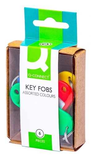 Llavero standard LIDERPAPEL surtidos Pack 6