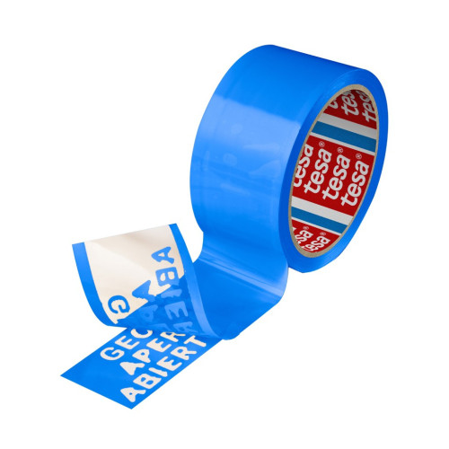Precinto inviolable TESA 50mm x 50m azul 64007-00013-00