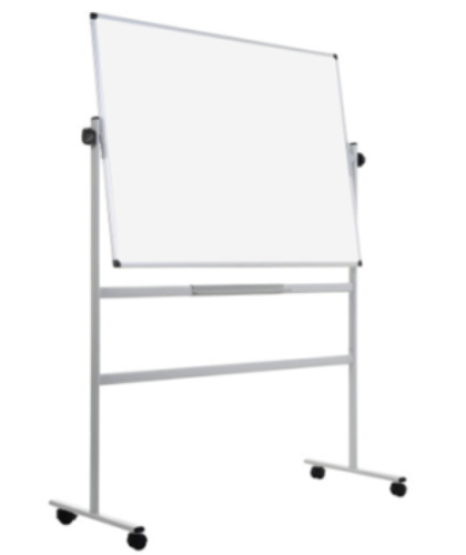 Pizarra volteable BI-OFFICE mvil lacado 120x90cm