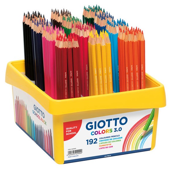 Lpiz color GIOTTO Colors 3.0 Classbox Caja 192 F523300