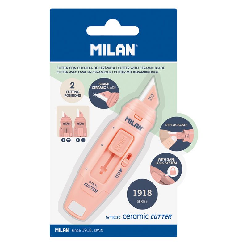 Cutter MILAN Stick ceramica 1918 rosa