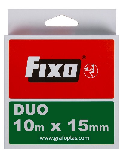 Cinta doble cara FIXO Duo 15 mm x 10 m