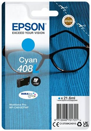 Tinta EPSON 408L cyan C13T09K24010 1.700 p�ginas