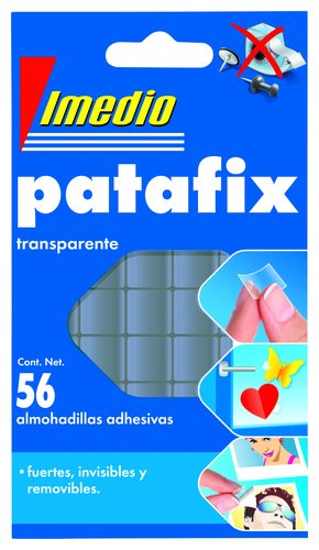 Masilla adhesiva IMEDIO Patafix Transparente Pack 56 
