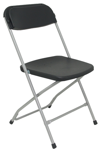 Silla plegable Nowystyl Polyfold negro Pack 5