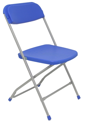 Silla plegable Nowystyl Polyfold azul Pack 5