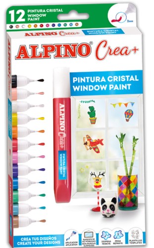 Rotulador ALPINO Crea Cristal Caja 12 DE000028