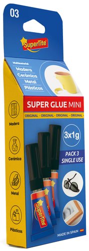 Pegamento instant�neo SUPERTITE 3x1g