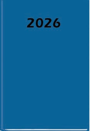 Agenda encuadernada MYRGA Pe�afiel 14,5x21 D/P azul