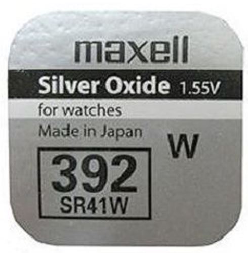 Pila �xido plata MAXELL 392 SR41W 1.55v  (M030)