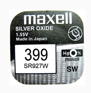 Pila �xido plata MAXELL 399 SR0927W 1,55v (M059)