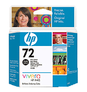 Tinta HP N72 negro foto C9397AE 69ml