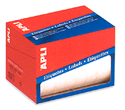 Etiqueta adhesiva rollo APLI blanco  19x40mm 01685